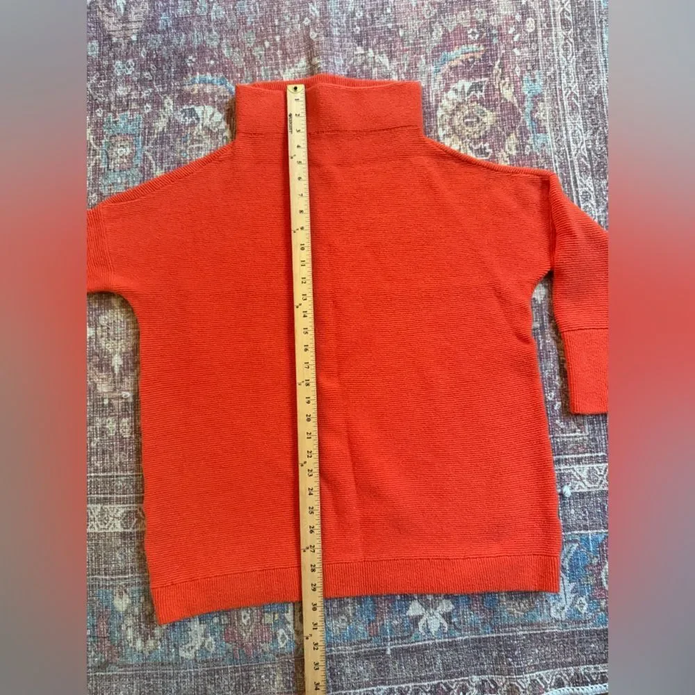 Free People Red Turtleneck Sweater - Picture 6 of 14